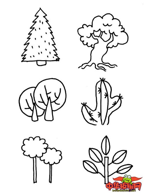 植物简笔画大全图片简单又好看 植物简笔画大全图片简单又好看叫什么名字