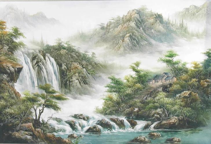 大自然最漂亮的山水画 大自然最漂亮的山水画简笔画