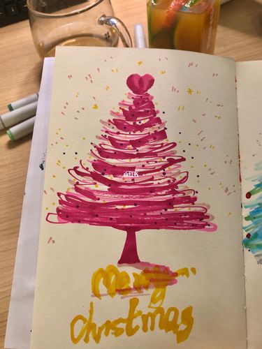 圣诞节的树怎么画 圣诞节的树怎么画简笔画