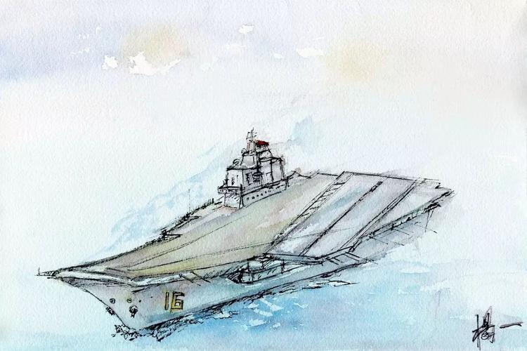 中国航空母舰怎么画 中国航空母舰怎么画侧面