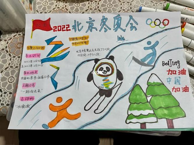 冬季奥运会手抄报小学