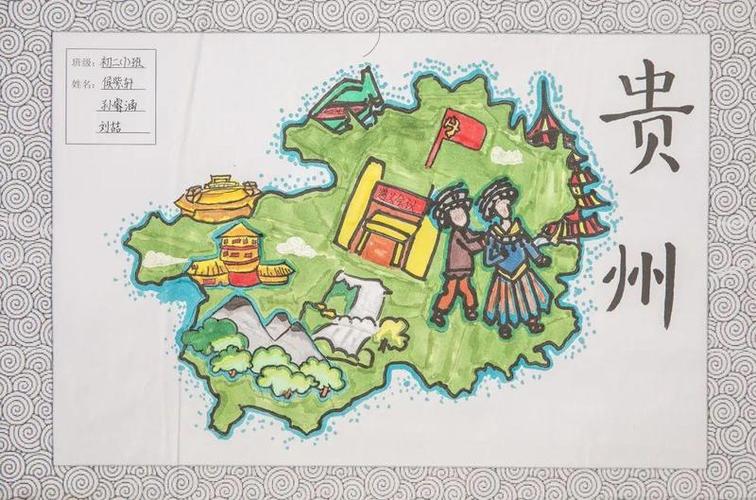 中国地图手抄报创意