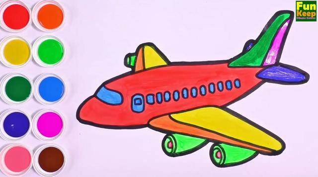 玩具飞机简笔画