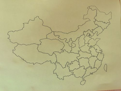幼儿园地图简笔画