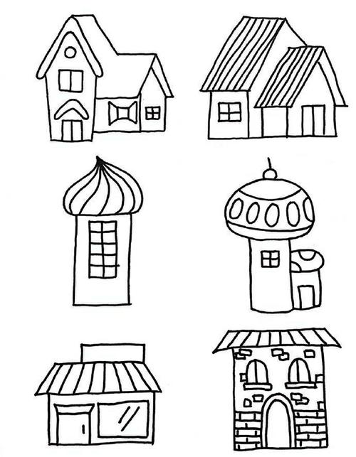 房子卡通图片简笔画 房子卡通图片简笔画可爱