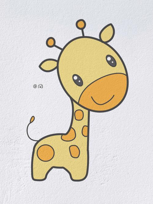 长颈鹿的简笔画 长颈鹿的简笔画怎么画又可爱