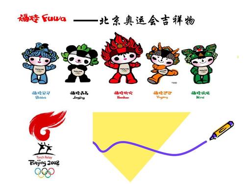 北京奥运会简笔画 2008北京奥运会简笔画