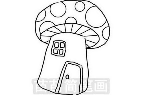 蘑菇简笔画带颜色 蘑菇简笔画带颜色可爱涂色