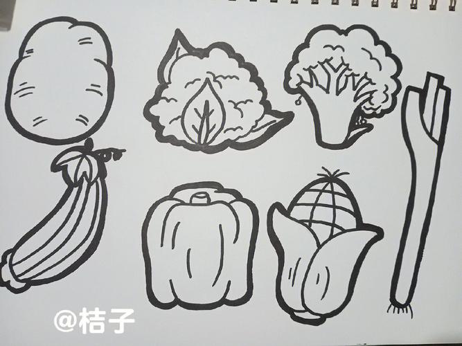 蔬菜的画法儿童简笔画