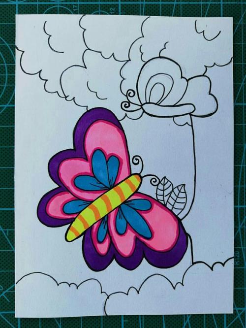 儿童画蝴蝶怎么画简单又漂亮 小孩画画简单图片大全