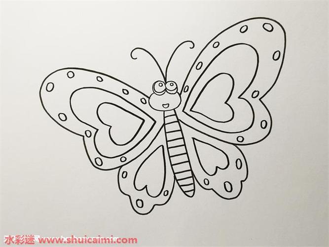 蝴蝶怎么画简单好看 轴对称蝴蝶怎么画简单好看