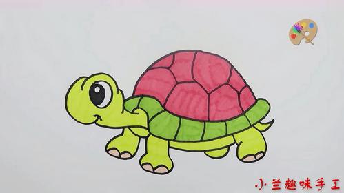 卡通乌龟简笔画