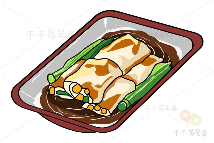 广州美食简笔画