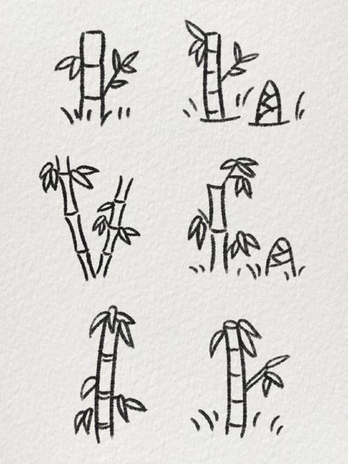 竹子怎么画简笔画