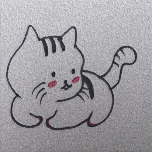 小猫的简笔画 小猫的简笔画图片大全