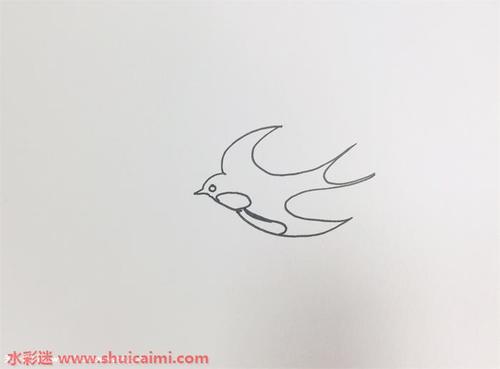 简笔画燕子飞的画法 简笔画燕子飞的画法儿童简笔画