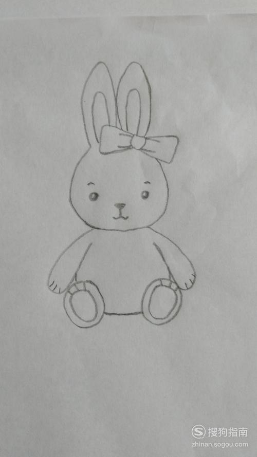 兔子玩偶简笔画
