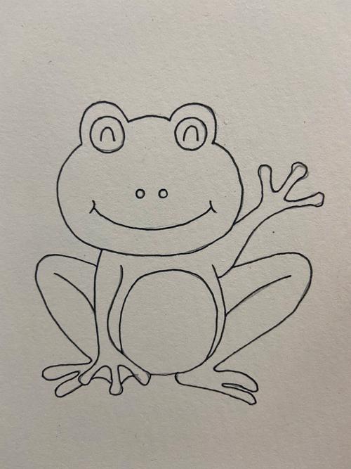 儿童简笔画青蛙 