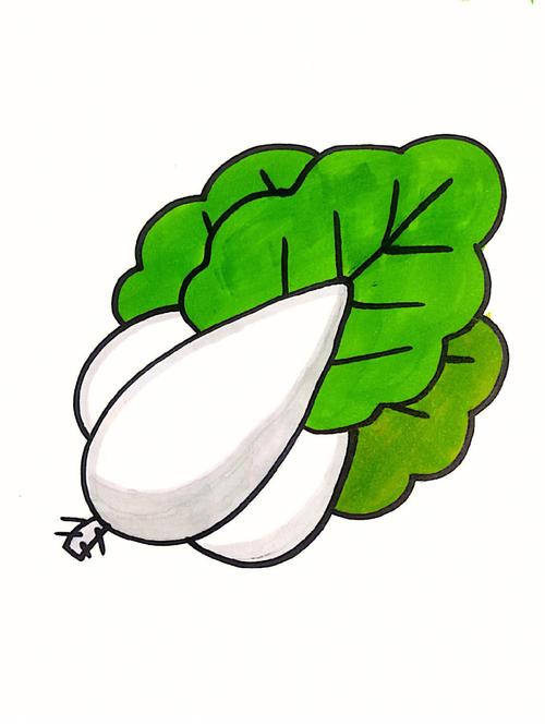蔬菜的画法儿童简笔画