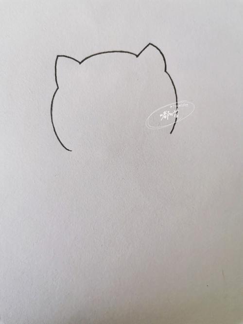 猫咪的简笔画 