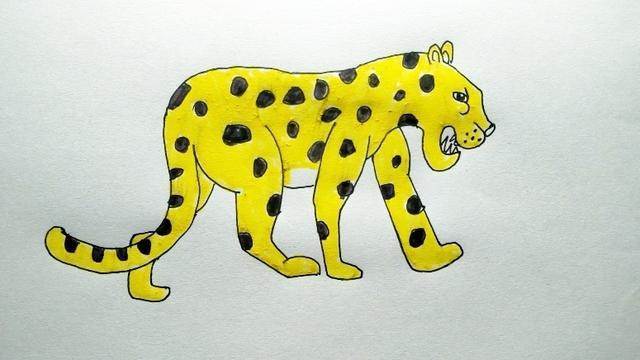 猎豹的简笔画 猎豹的简笔画怎么画