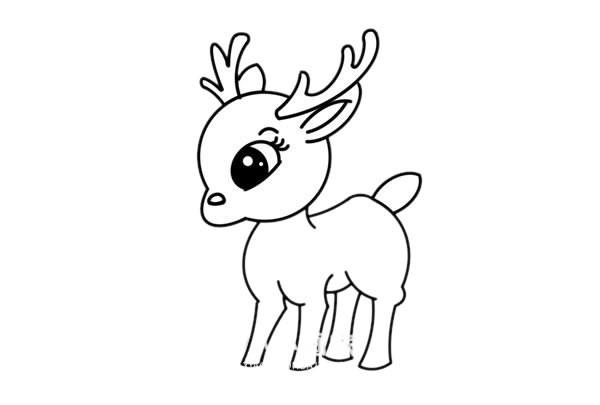 简笔画小鹿的画法 简笔画小鹿的画法可爱