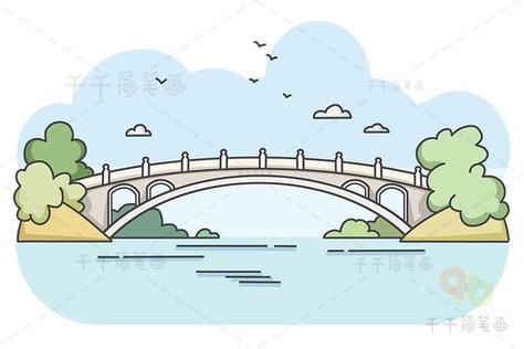 赵州桥简笔画又漂亮又简单