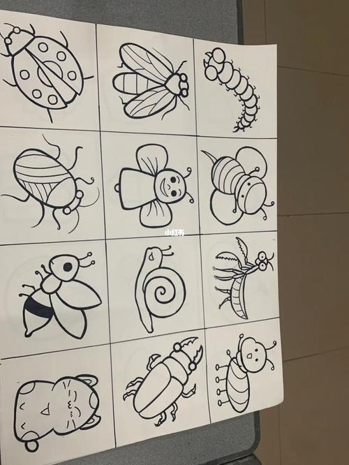 昆虫简笔画图片大全儿童简单