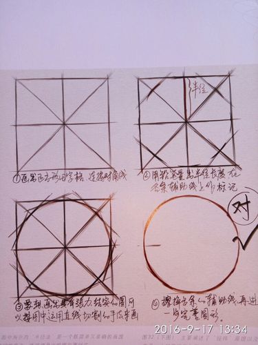 圆的画法素描 素描圆的画法详细步骤