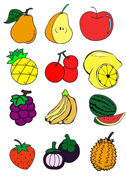水果简笔画卡通