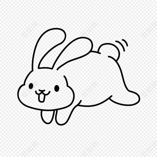 简笔画兔子图片 简笔画兔子
