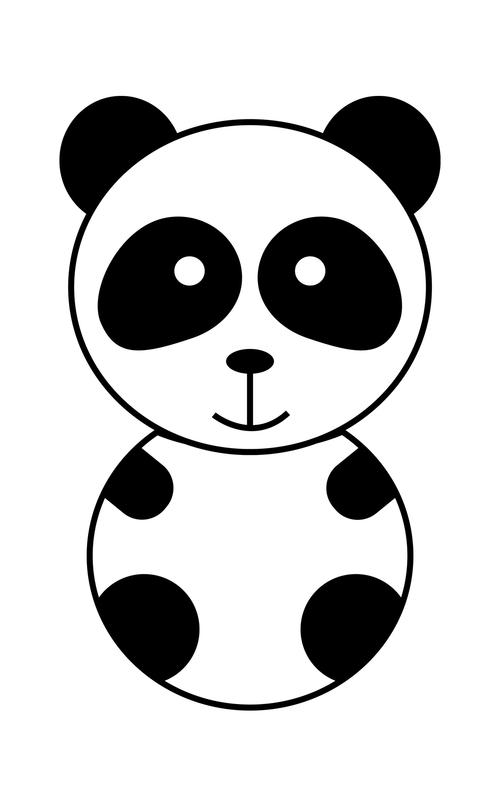 简笔画熊猫 简笔画熊猫的画法