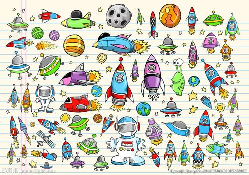 宇宙飞船简笔画带颜色宇宙飞船简笔画带颜色幼儿