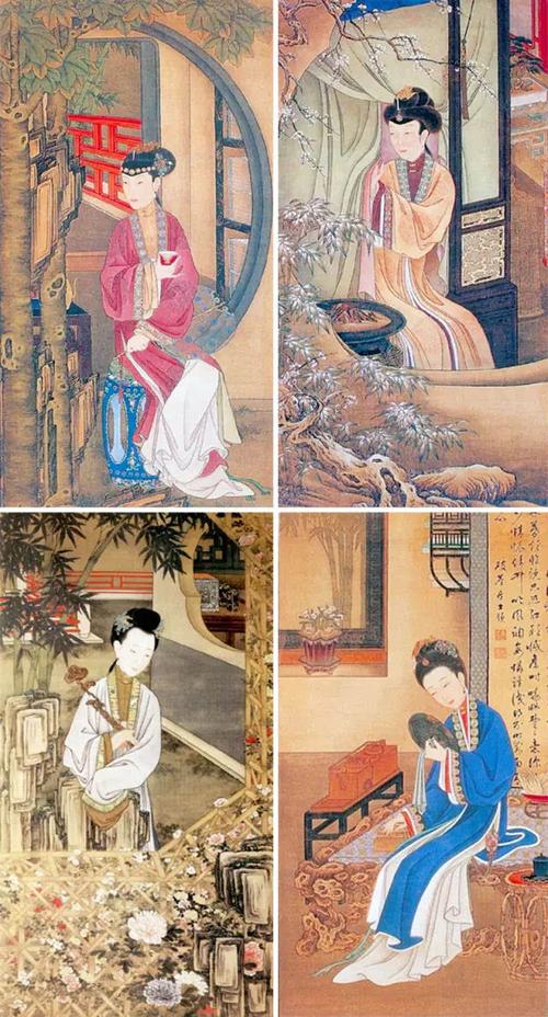 中国名画人物 中国名画人物模仿