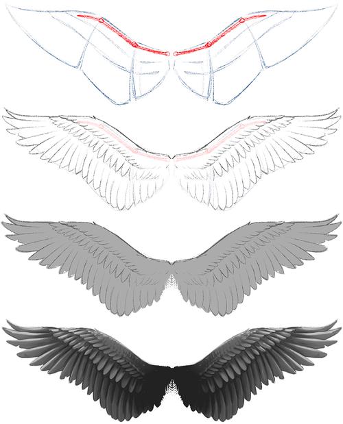 翅膀怎么画简单又漂亮 翅膀怎么画简单又漂亮图片