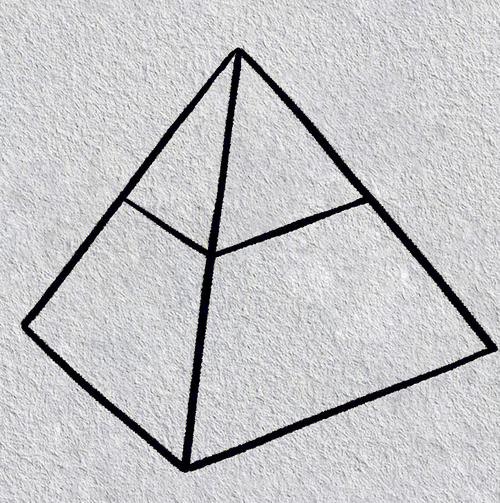 金字塔怎么画 金字塔怎么画简笔画