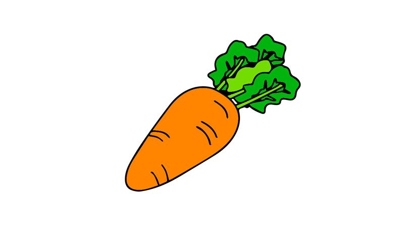 萝卜简笔画图片大全素描彩色彩色的萝卜简笔画蔬菜简笔画萝卜怎么画