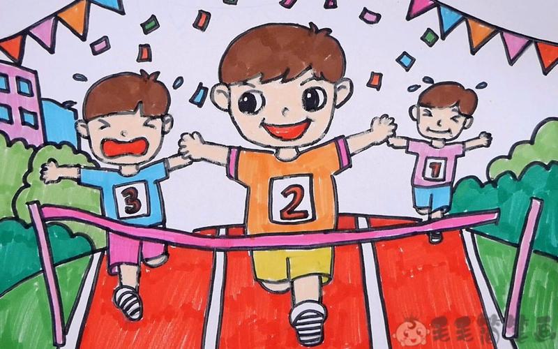 儿童体育运动简笔画 儿童体育运动简笔画彩色