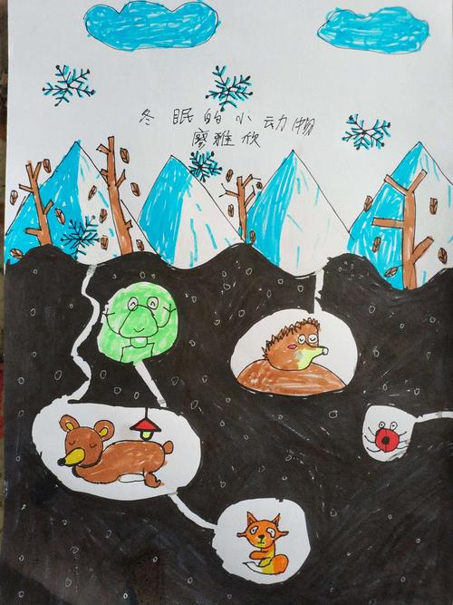 冬眠的动物有哪些简笔画 10种冬眠的动物简笔画