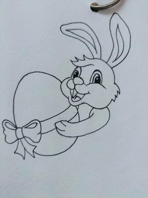 二年级简笔画小兔子 二年级简笔画小兔子涂色