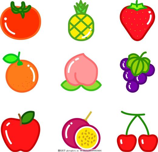 水果画画图片大全 画水果大全简单漂亮