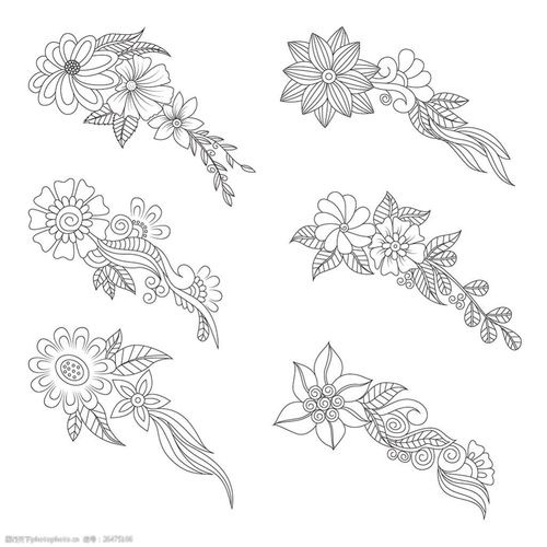 花卉装饰图案 花卉装饰图案设计