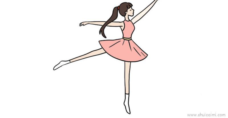 舞蹈老师简笔画 舞蹈老师简笔画简单又漂亮
