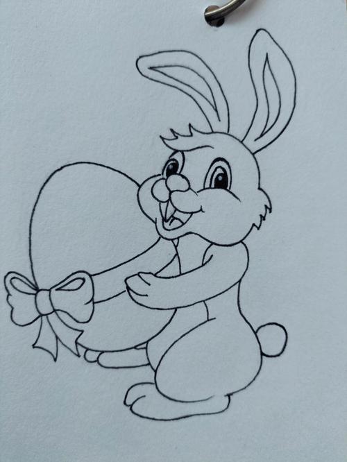 画兔子的简笔画 画兔子的简笔画图片