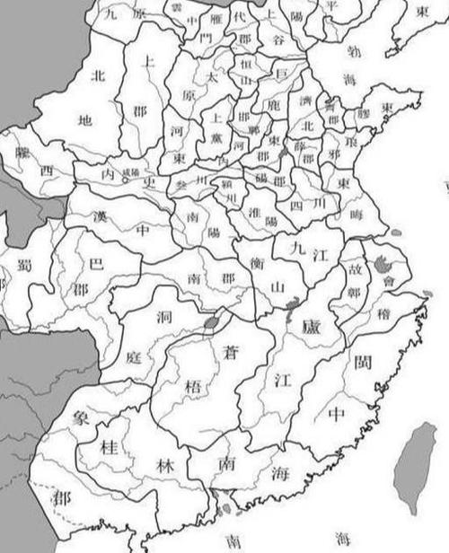 中国地图形状简笔画