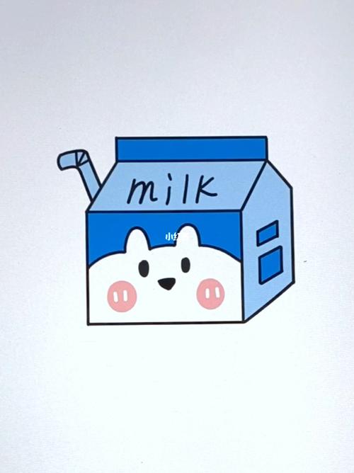 牛奶简笔画简单