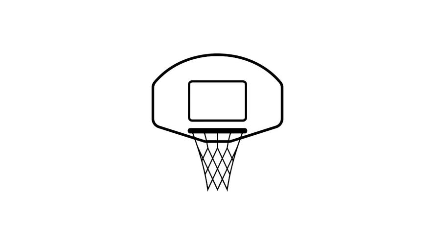 篮球框怎么画简笔画 篮球框怎么画简笔画图片