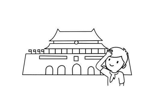 我爱中国简笔画 我爱中国简笔画幼儿园