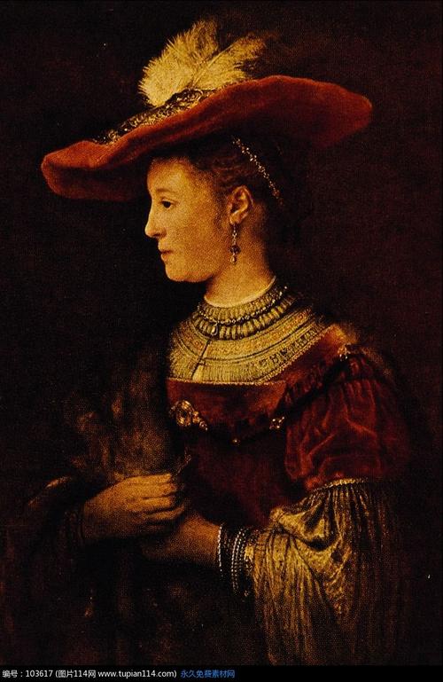 戴帽子的女人油画 戴帽子的女人油画解析
