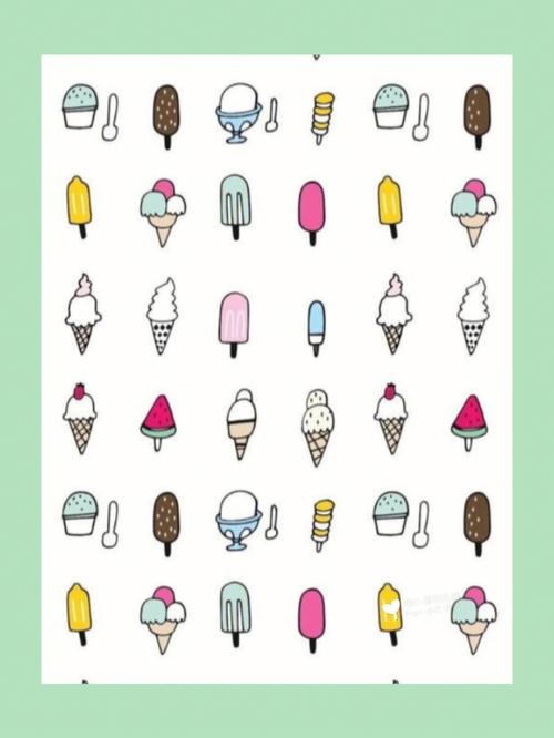 冰淇淋简笔画图片彩色 冰淇淋简笔画图片彩色可爱